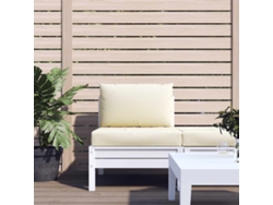 Cojines de palets, 2 unidades, tela Oxford blanca crema HARLANV1
