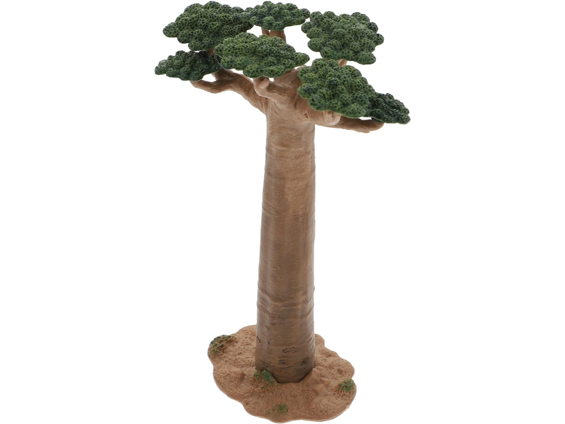 Miniatura Decorativa De Baobá Em Forma De Microárvore, Feita De Material Sólido.