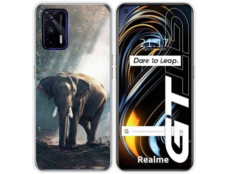 Carcasa Realme GT 5G TUMUNDOSMARTPHONE Elefante Multicolor
