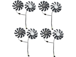 Nuevo Juego De 4 Ventiladores De 85 Mm Para Tarjeta Gráfica Ha9010h12f-z (repuesto Para Refrigeración)