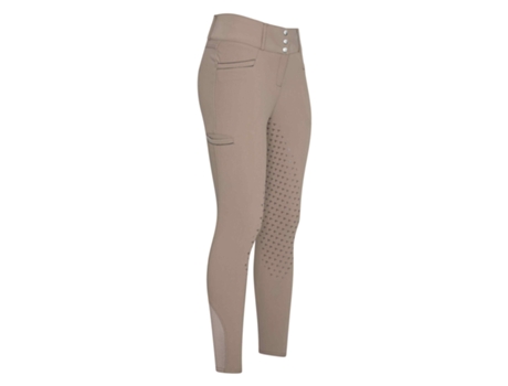 Pantalones de Niños para Equitación EASY RIDER Agarre Total Amara Marrón (16 años)