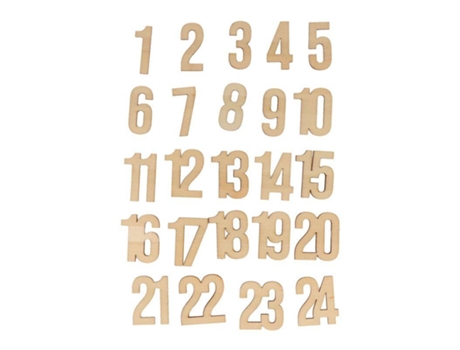 Números Calendario del Adviento