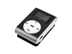 Reproductor Mp3 Mini Usb Lcd Pantalla Soporte Sports Music Player Con Función Fm Gusshious Negro