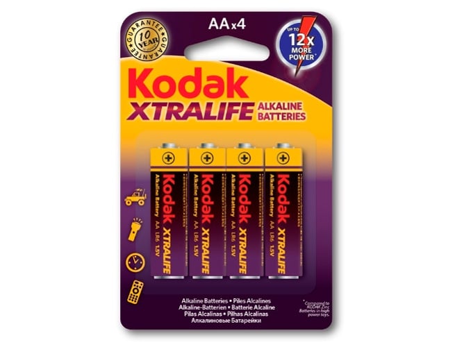 Pilas KODAK Alk Max AA (LR06) (Pack de 4)