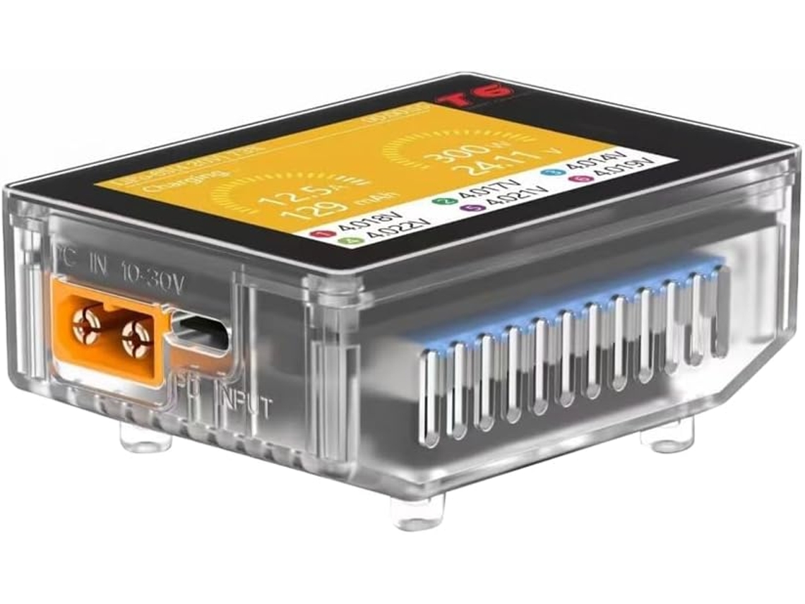 Cargador Inteligente De Equilibrio De Doble Entrada Dc/pd De 300 W Para Baterías Lipo