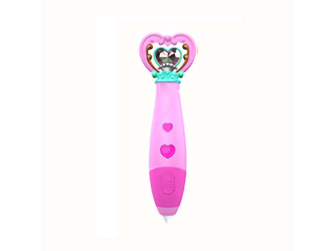 Ats-pluma De Impresión 3d Infantil Con Diseño Cartoon Set Educatsivo Usb Puzzle Para Niños Niñas Morado