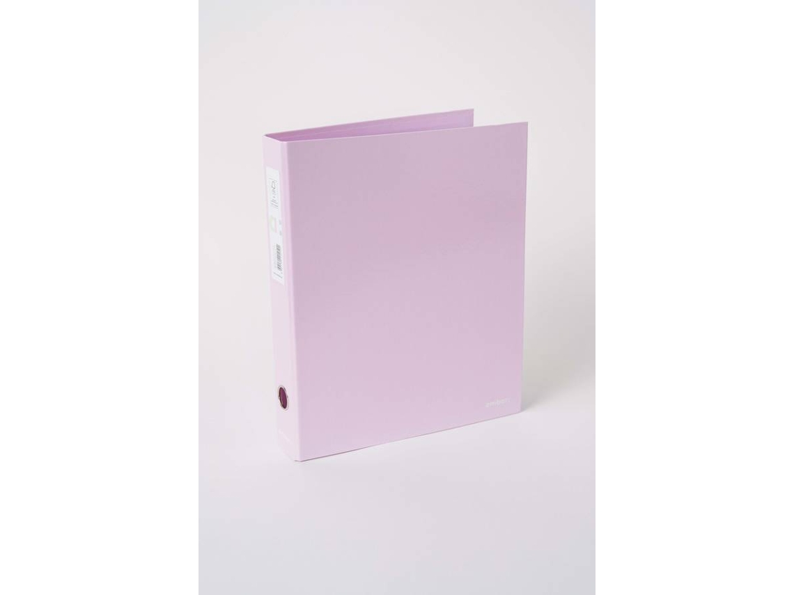 Carpeta AMBAR 2 anillas Rosa A4