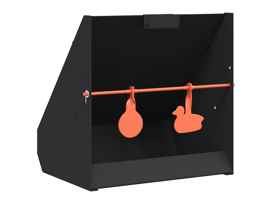 Objetivos De Tiro Vidaxl Negro Acero (31x23x31.5 Cm)