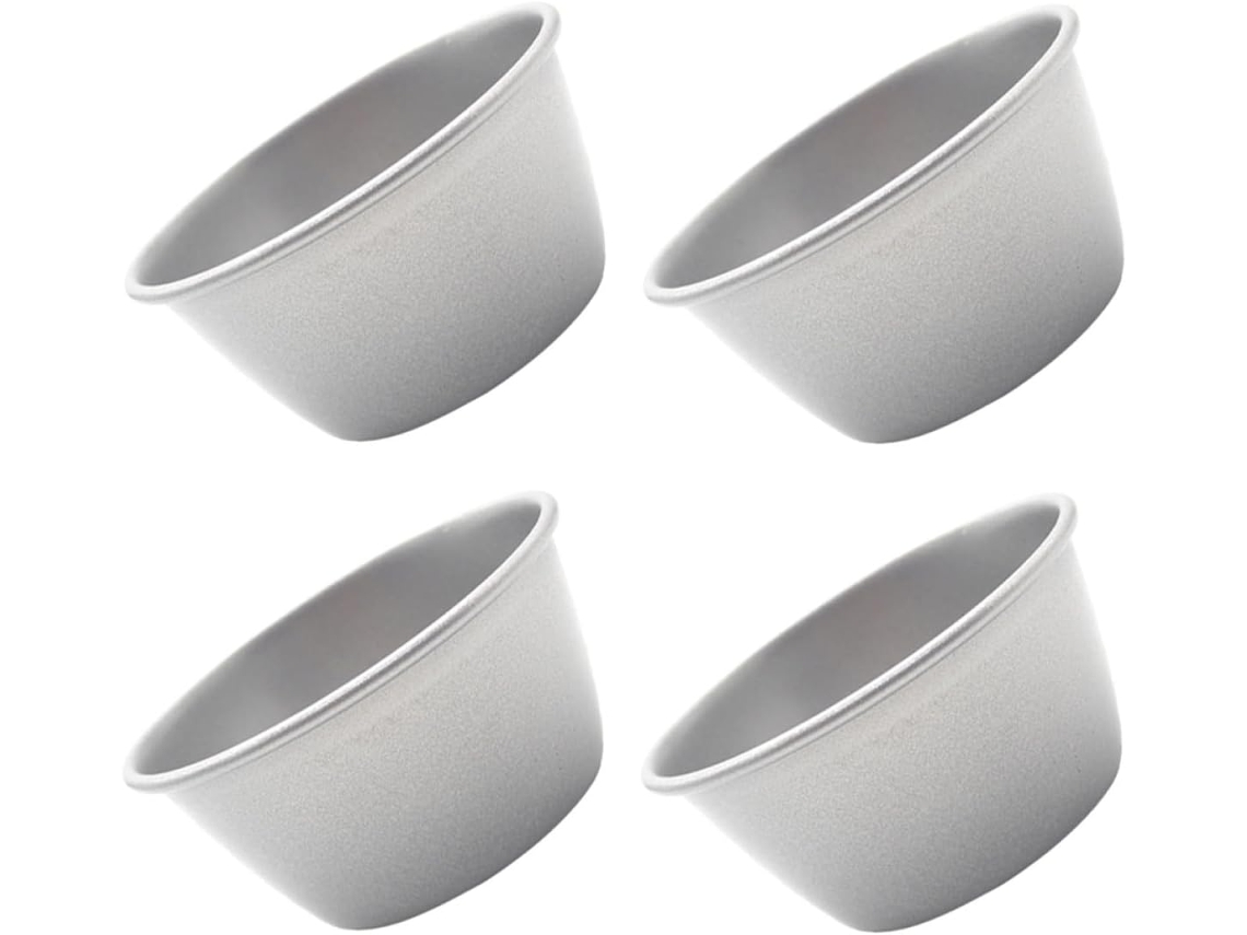 Juego De 4 Moldes Para Pudín, Vasos Multifuncionales De Acero Al Carbono.