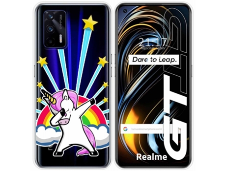Carcasa Realme GT 5G TUMUNDOSMARTPHONE Dibujos Transparente Multicolor