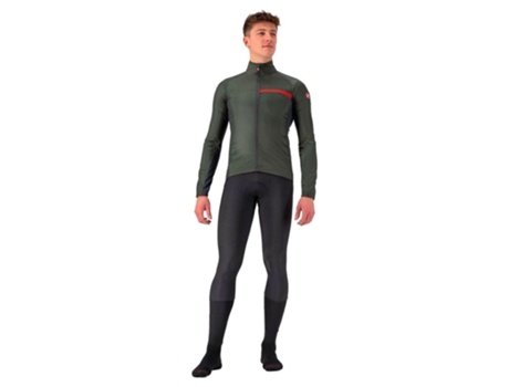 Casacos CASTELLI Casaco Squadra Stretch Verde S Homem