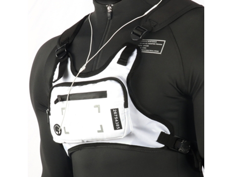 Mochila táctica para hombre, mochila impermeable de nailon para montañismo, bolsa de fitness multifuncional para exteriores (blanco)