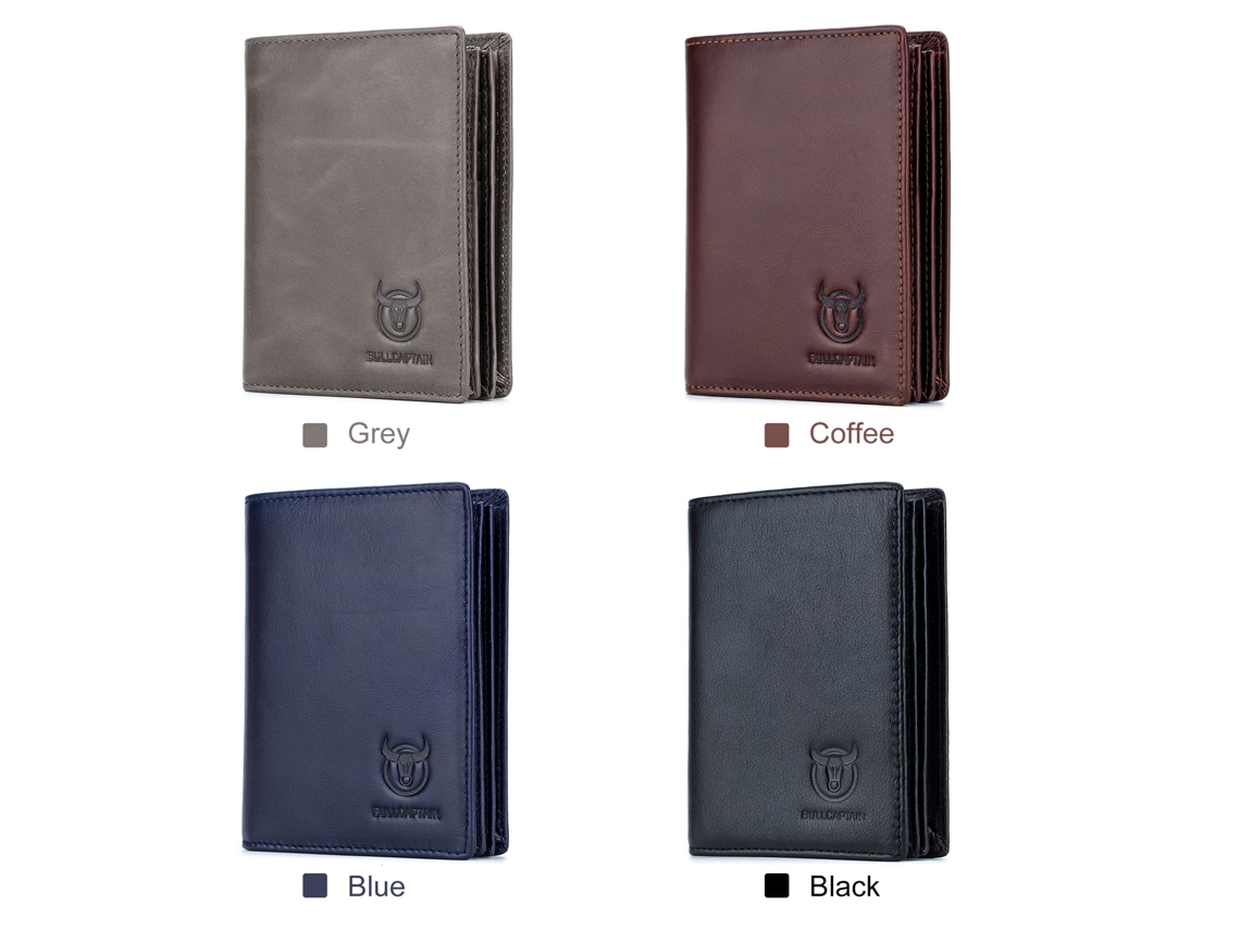 Cartera De Cuero Para Hombre Con 15 Ranuras Para Tarjetas, Gran Capacidad, Tarjetero.