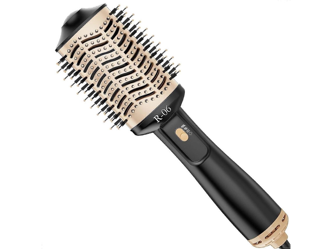 2025 Secador De Cabelo Escova Secador De Cabelo Escova Em Um, 4 Em 1 Secador De Cabelo E Modelador Volumizador Com Barril Oval, P Presente Para F