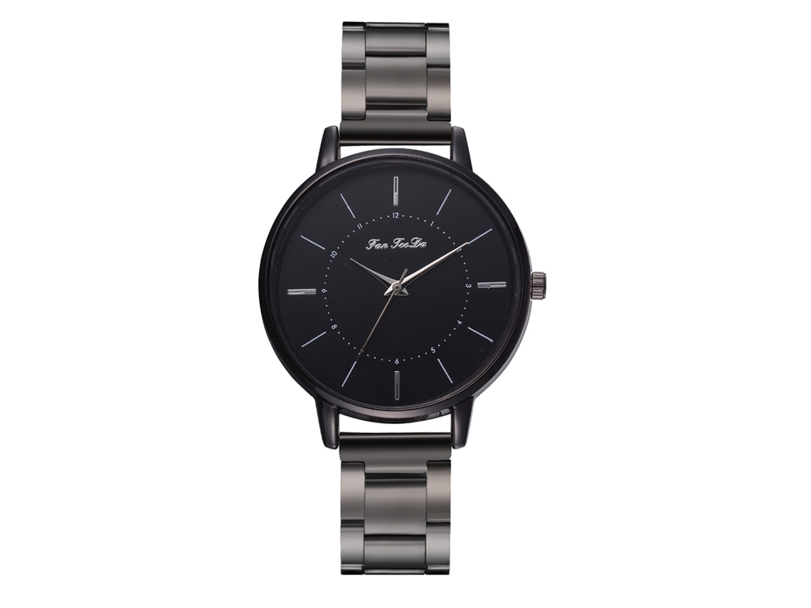 Reloj De Pulsera Fanteeda Para Mujer, De Acero Inoxidable Con Movimiento De Cuarzo De Estilo Sencillo.