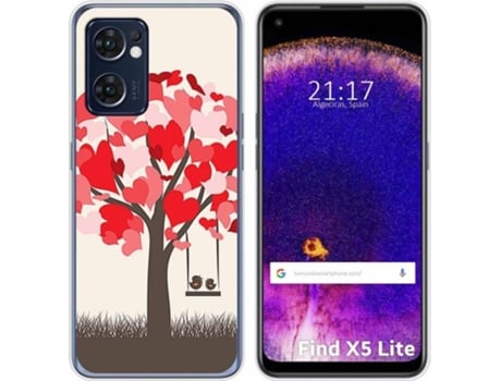 Carcasa Oppo Find X5 Lite 5G TUMUNDOSMARTPHONE Dibujos Pajaritos Multicolor