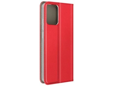 Funda Cierre Solapa para Motorola Edge 30 Neo AVIZAR Piel Rojo