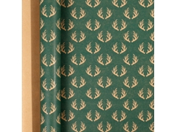 Papel de regalo navideño Eifson Papel Kraft para envolver regalos navideños, 43 cm x 3 m (05)