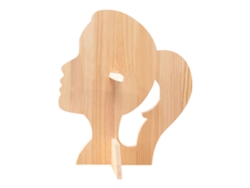 Soporte De Madera Para Gafas Con Diseño Decorativo De Cabeza Para Mesa - Regalo De Navidad