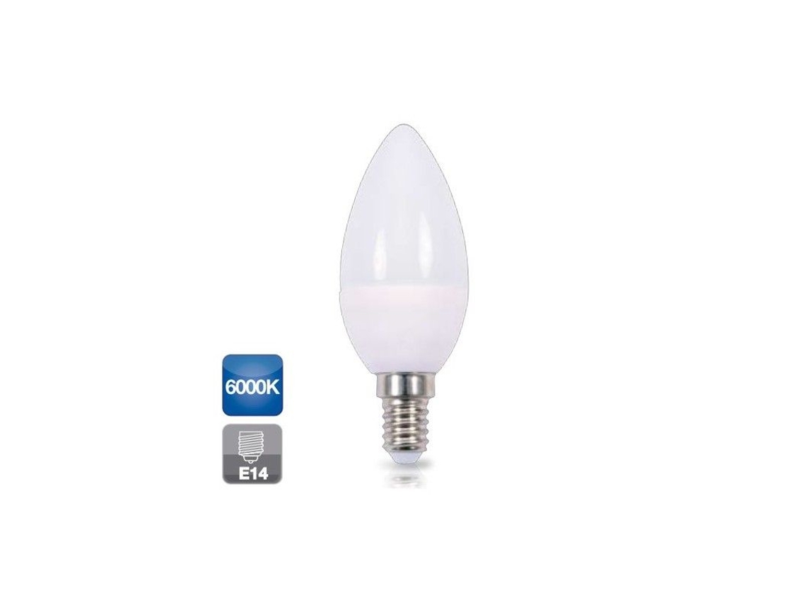 Bombilla LED tipo vela E14, 4 W, luz fría, 6000 K, 320 lm, GSC 2001561