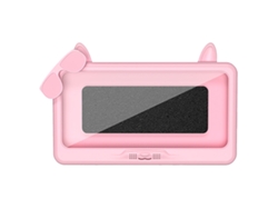 Suporte De Telefone Para Chuveiro Gato Orelhas Rosa 360° Rotação À Prova D'água Sem Perfuração Parede Banheiro