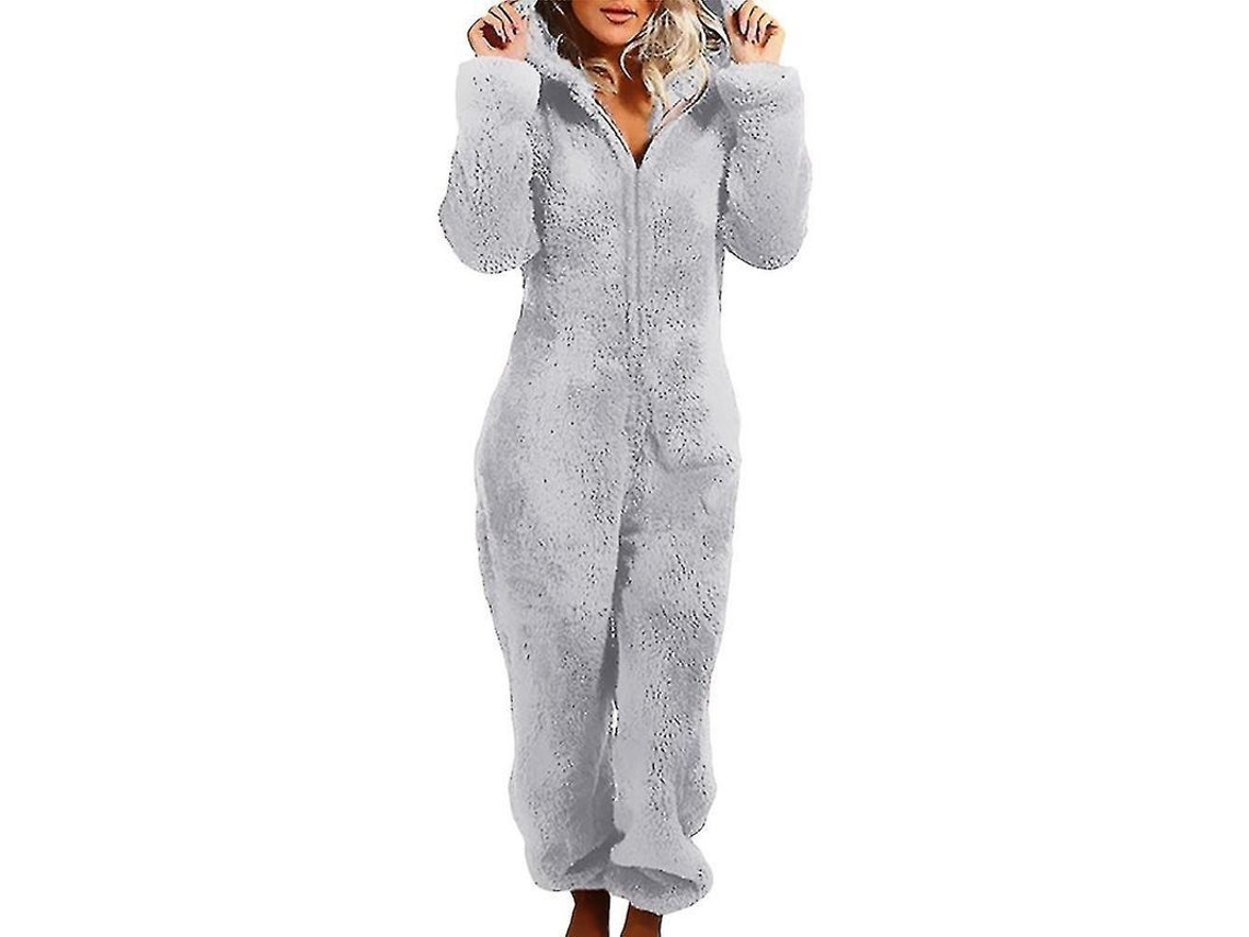 2026-mono De Invierno Para Mujer Con Capucha De Felpa Suave