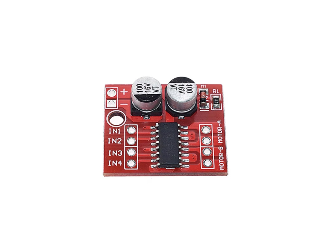 Módulo controlador de mini motor CC L298n de 2,5 A con inversión de velocidad PWM para Arduino ZYBLSSBB