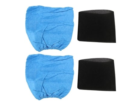 Sacos de filtro filtro de espuma para karcher mv1 wd1 wd2 aspirador de pó 4 peças