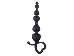 Bolas chinas anales negras con asa de corazón EASYTOYS ANAL COLLECTION