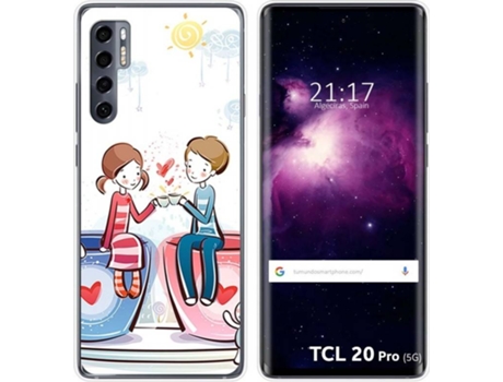 Carcasa TCL 20 Pro 5G TUMUNDOSMARTPHONE Café Multicolor