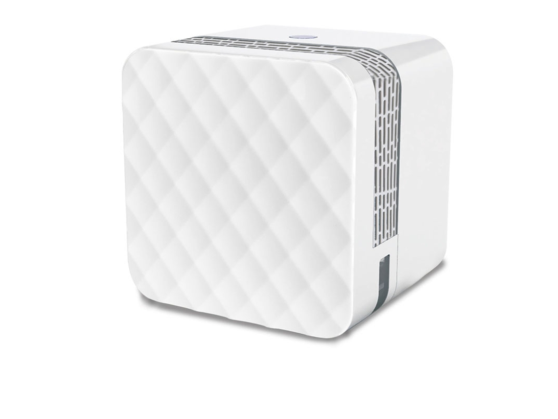 Deshumidificador semiconductor pequeño, silencioso, blanco y antimoho para uso doméstico. Sfushos