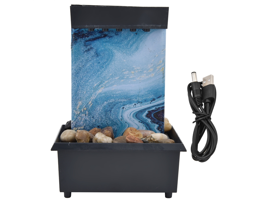 Fontana de Mármore Usb 3v LAXISCREED com Led Mesa Decoração