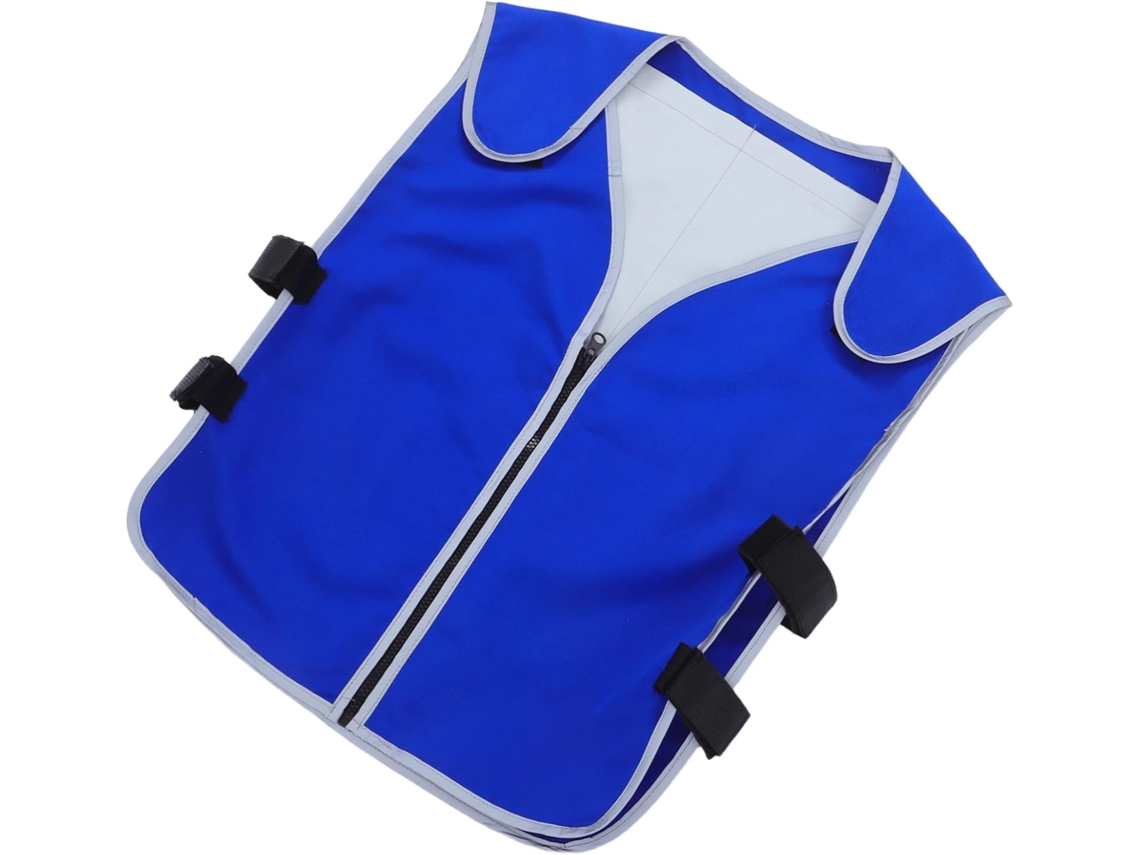 Chaleco refrigerante para adultos con diseño ajustable y bolsas de hielo para deportes al aire libre.