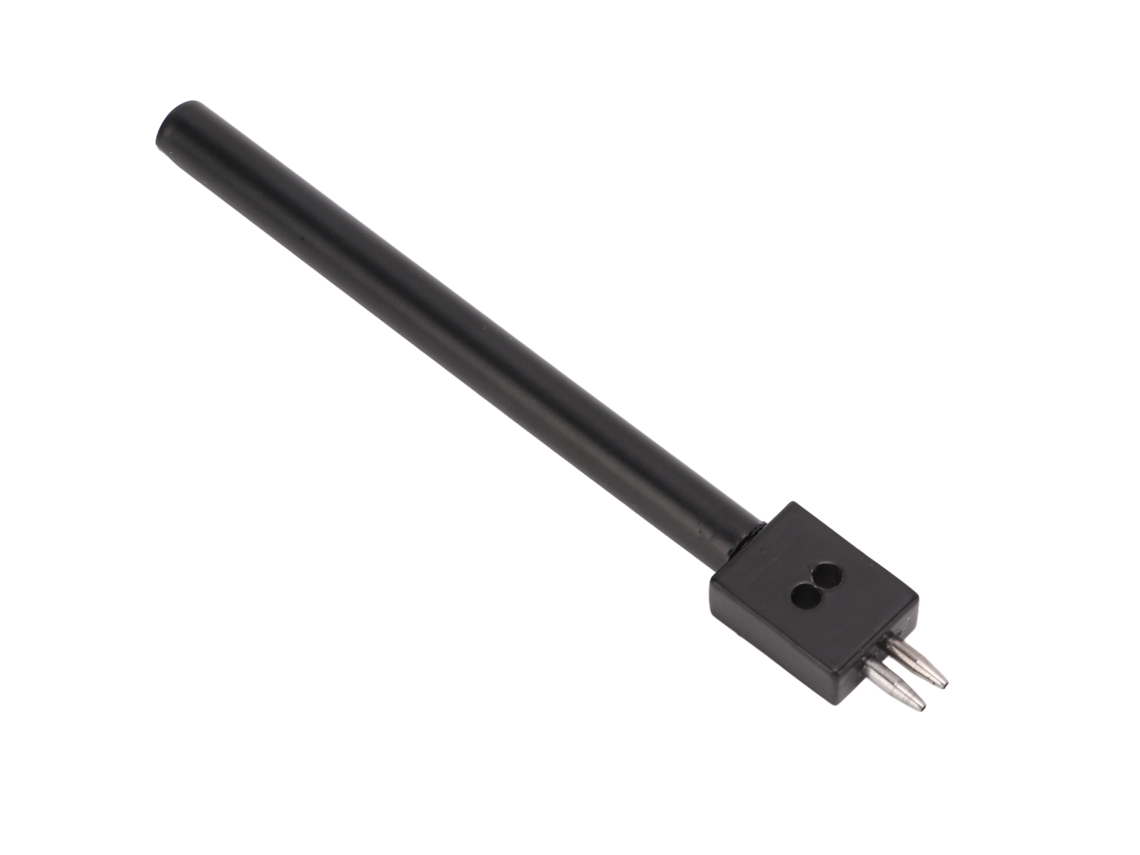 Perforadora De Cuero De 3 Mm Con 2 Dientes, Herramienta Metálica Para Manualidades De Costura Y Bricolaje.