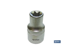 Llave de vaso 1/2 torx hembra e-14