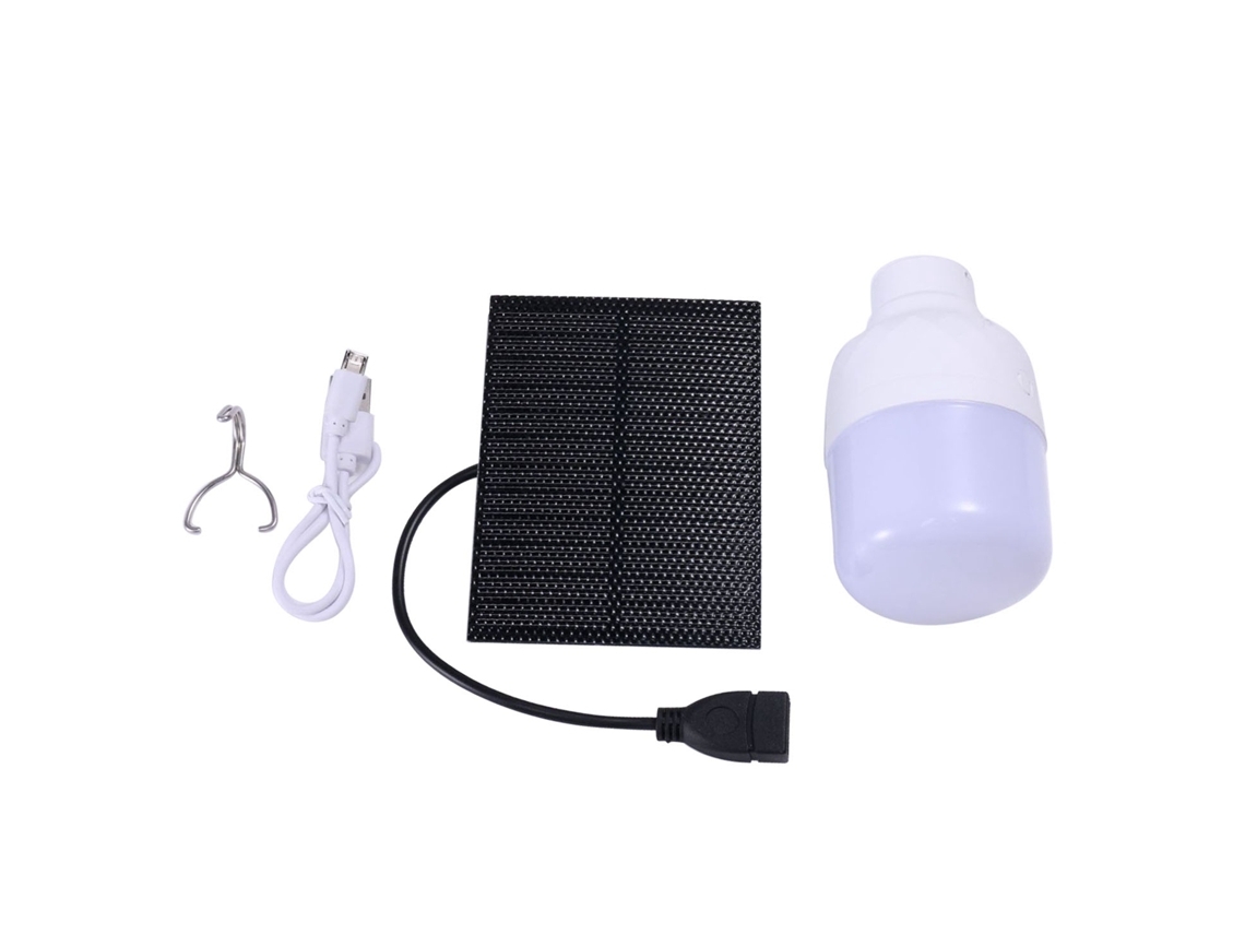 Yncm2026-panel Solar De Silicio Monocristalino Kit De Luz Led Recargable Usb Para Camping Senderismo Pesca Interior Exterior