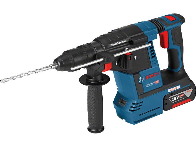 Martillo Perforador BOSCH Gbh 18V-26F+Gde 18V+2X6,0Ah+L-Boxx