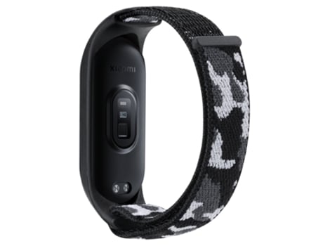 Correa de nailon ajustable para Xiaomi Mi Band 5/6/7 - negro