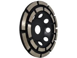 Disco De Diamante Para Lijado Y Pulido, 125 Mm X 22,23 Mm, Doble Hilera, Para Amoladora Angular.