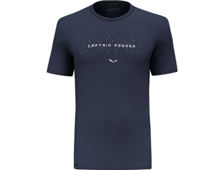 Camiseta de Hombre para Deportes de Nieve SALEWA Pure Cptn Dry Azul (S)