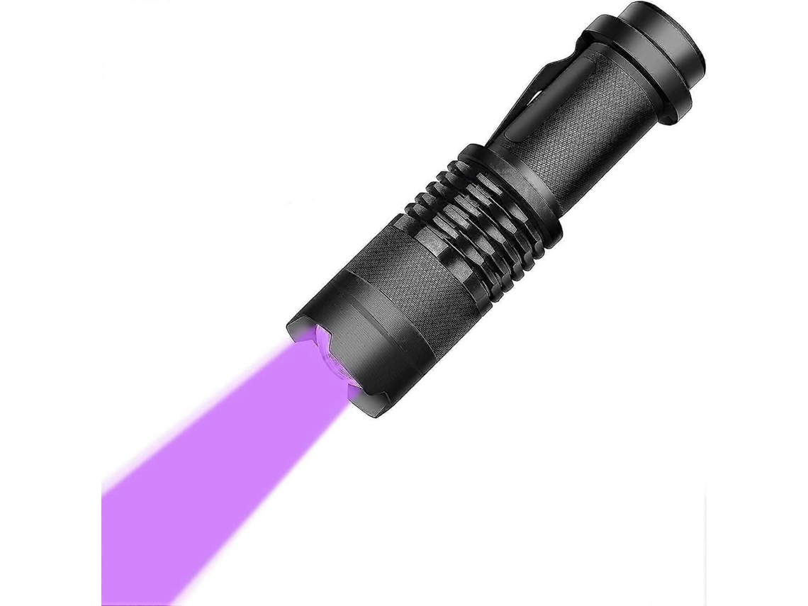 Linterna UV, linterna LED, lámpara, luz negra de 395 nm, detector de orina de mascotas, encuentra manchas en ropa, pisos, alfombras y GOKOCO