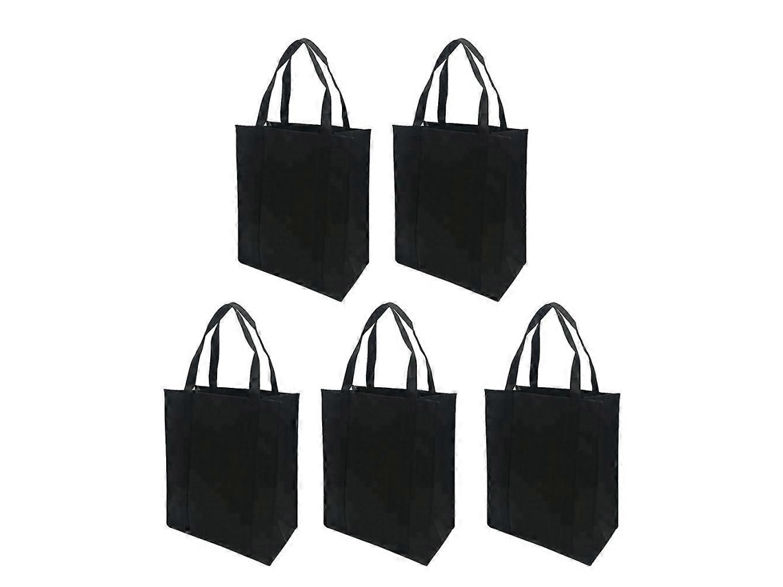 Bolsa de compras plegable de tela no tejida, reutilizable, para almacenamiento y uso general. GOKOCO (10 unidades)