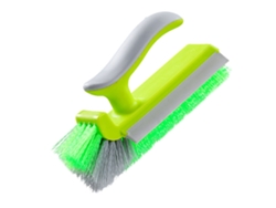 Cepillo de limpieza de esquinas Baok con cerdas en forma de V para ducha, baño, azulejos, cocina y césped.