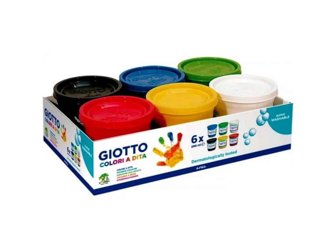 Pintura de dedos Giotto X6 Maxi