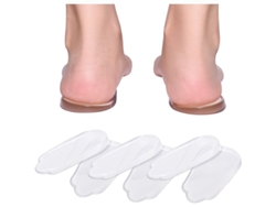 Plantillas De Cuña De Silicona Para El Talón, Correctoras Para La Alineación Del Pie Y El Alivio Del Dolor De Rodilla, 3 Pares.