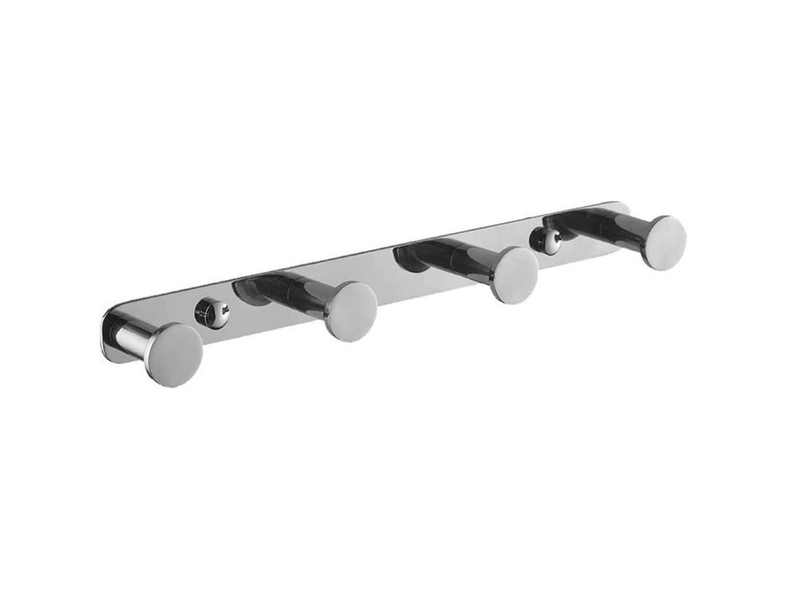 Gancho De Pared Para Toallas Y Ropa En Acero Inoxidable 304 Con 4 Ganchos Para Baño Y Cocina.