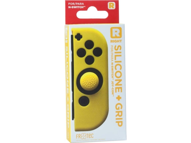 Protección de Silicon Amarillo + Grips para Joy-Con Direito BLADE