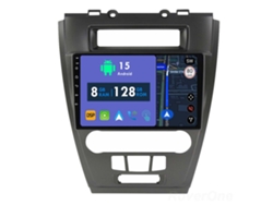 Coche Radio Android Auto Autoradio 8GB RAM 128G ROM CarPlay Navegación GPS Pantalla Táctil RoverOne para Ford Fusion Mondeo Mustang 2009 - 2012 