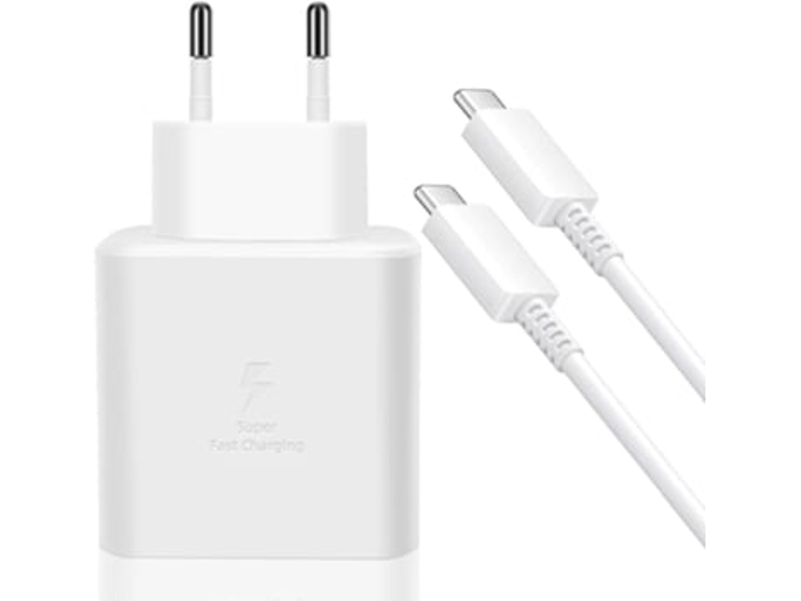 Cargador Para Samsung Galaxy S24 Ultra 45w Usb C 1m Panoona (blanco)