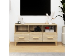 Mueble P/ Armario Tv 102X36X50 Cm Madera Procesada Color Roble Sonoma